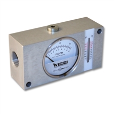 In-line flow indicator
