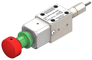 4/2 way emergency shut off valve
type 42W-06-3AR-SSM-E-1