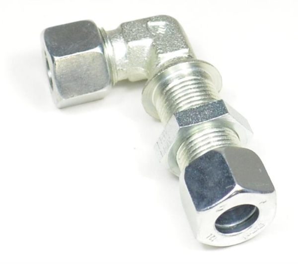 Winkel-Schottverschraubung 
Typ P-WSV 8L m. 6kt M